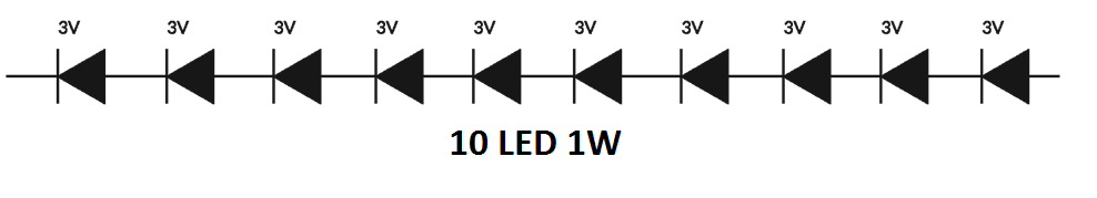 10 عدد 1 وات