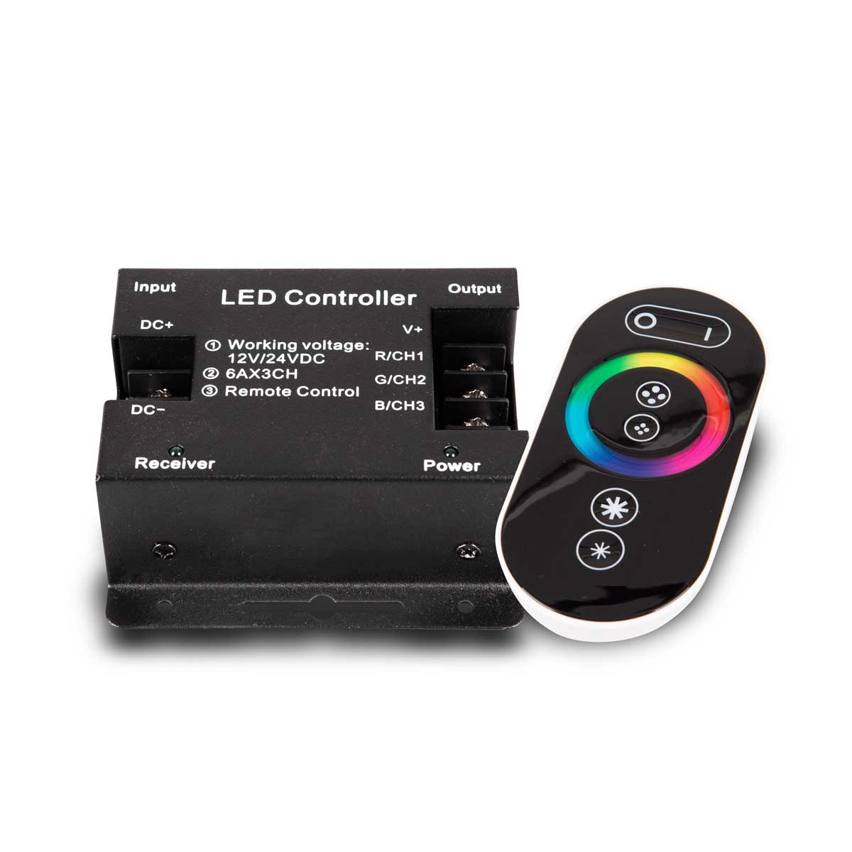 کنترلر RGB 18A ریموت فرکانسی لمسی