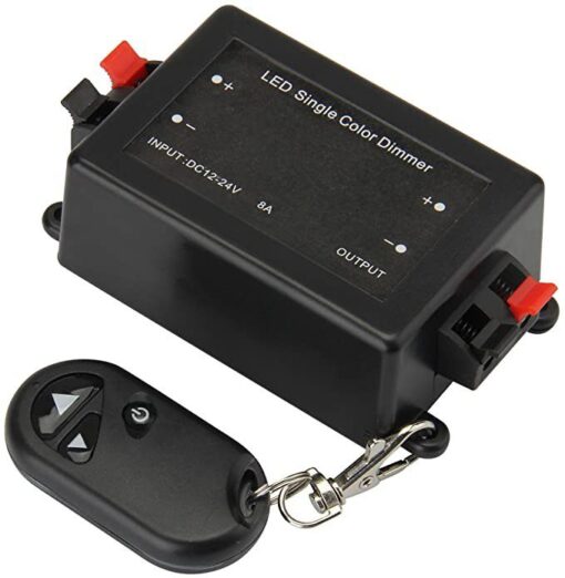 نمای کنار دیمر ریموتی RF
