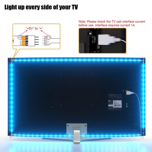 ست نورپردازی LED تلویزیون