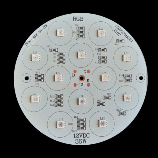 ماژول LED RGB دایره از 9W الی 54W
