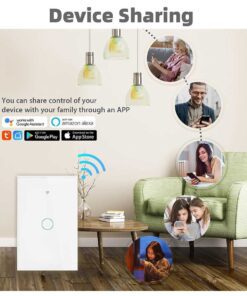 کلید تک پل هوشمند لمسی Wifi مدل Smart Life