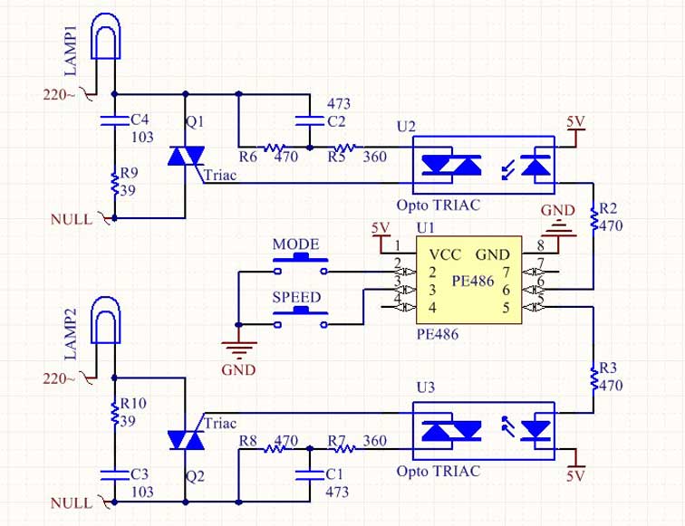 ac شماتیک برای حالت